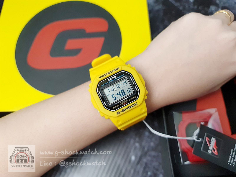 CASIO G-SHOCK นาฬิกาข้อมือ นาฬิกากันน้ำ นาฬิกาของแท้ ประกันศูนย์ CMG 1 ปี รุ่น DWE-5600R-9D