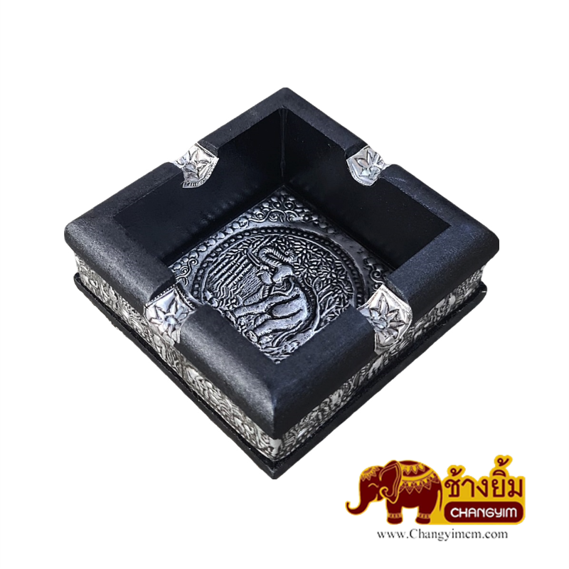 ที่เขี่ยบุหรี่เล็ก สี่เหลี่ยม (Square ashtray) 4 นิ้ว