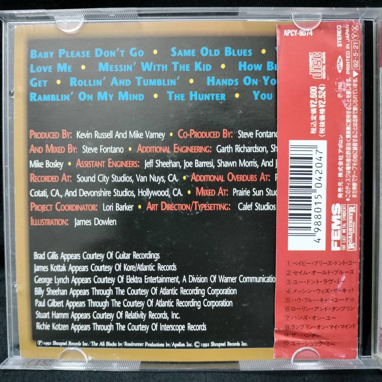 Various – L.A. Blues Authority / JAPAN / มีรอยบ้าง / มี Obi(ยับบ้าง)