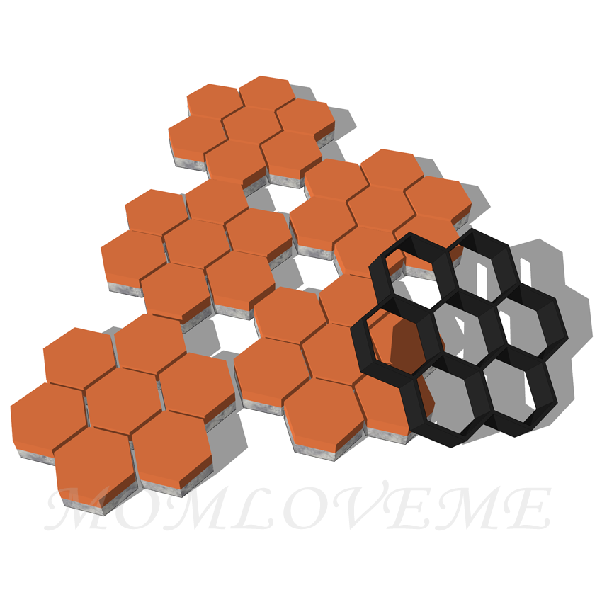 แม่พิมพ์ทางเดิน ลายรังผึ้ง D5