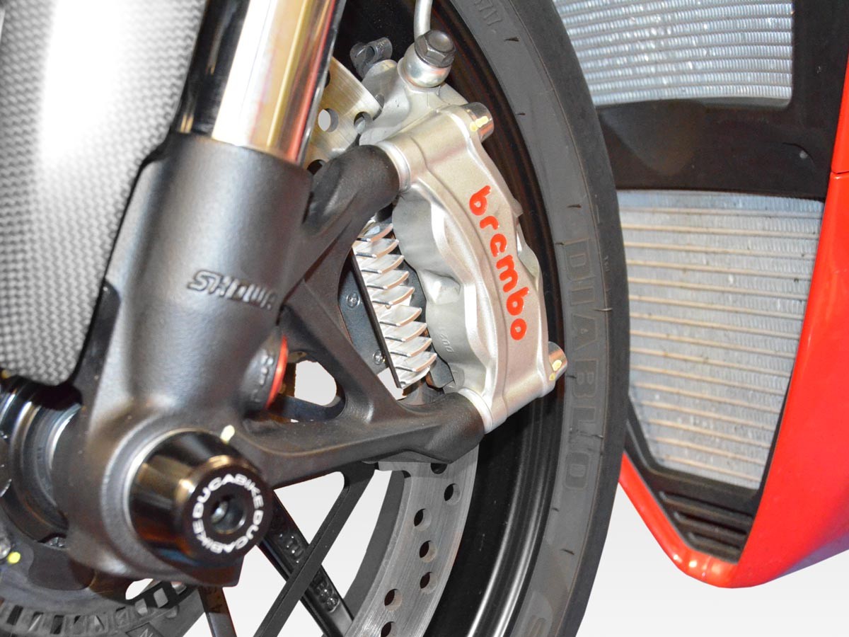 ครีบระบายความร้อนผ้าเบรค Ducabike สำหรับ Panigale V4 ใช้กับปั๊ม brembo ราคา/2คู่