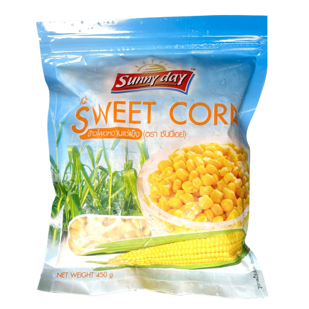 Sunny Day Frozen Sweet Corn 450 g. ซันนี่เดย์ ข้าวโพดหวาน แช่แข็ง 450 กรัม (05-8899)