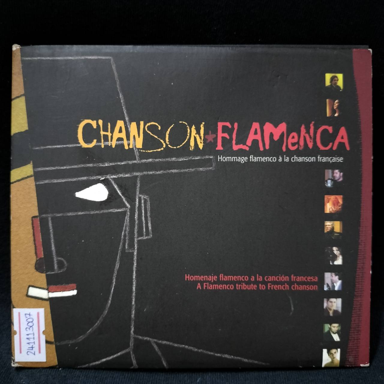 Various – Chanson+Flamenca / FRANCE / ปกหลังมีคราบน้ำ / แผ่นดี