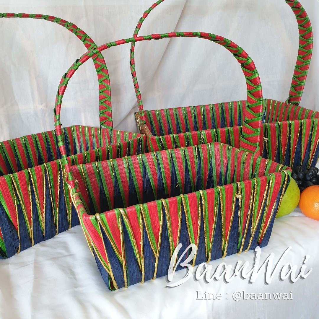 กระเช้า Code-005 VIP ทรงเหลี่ยม