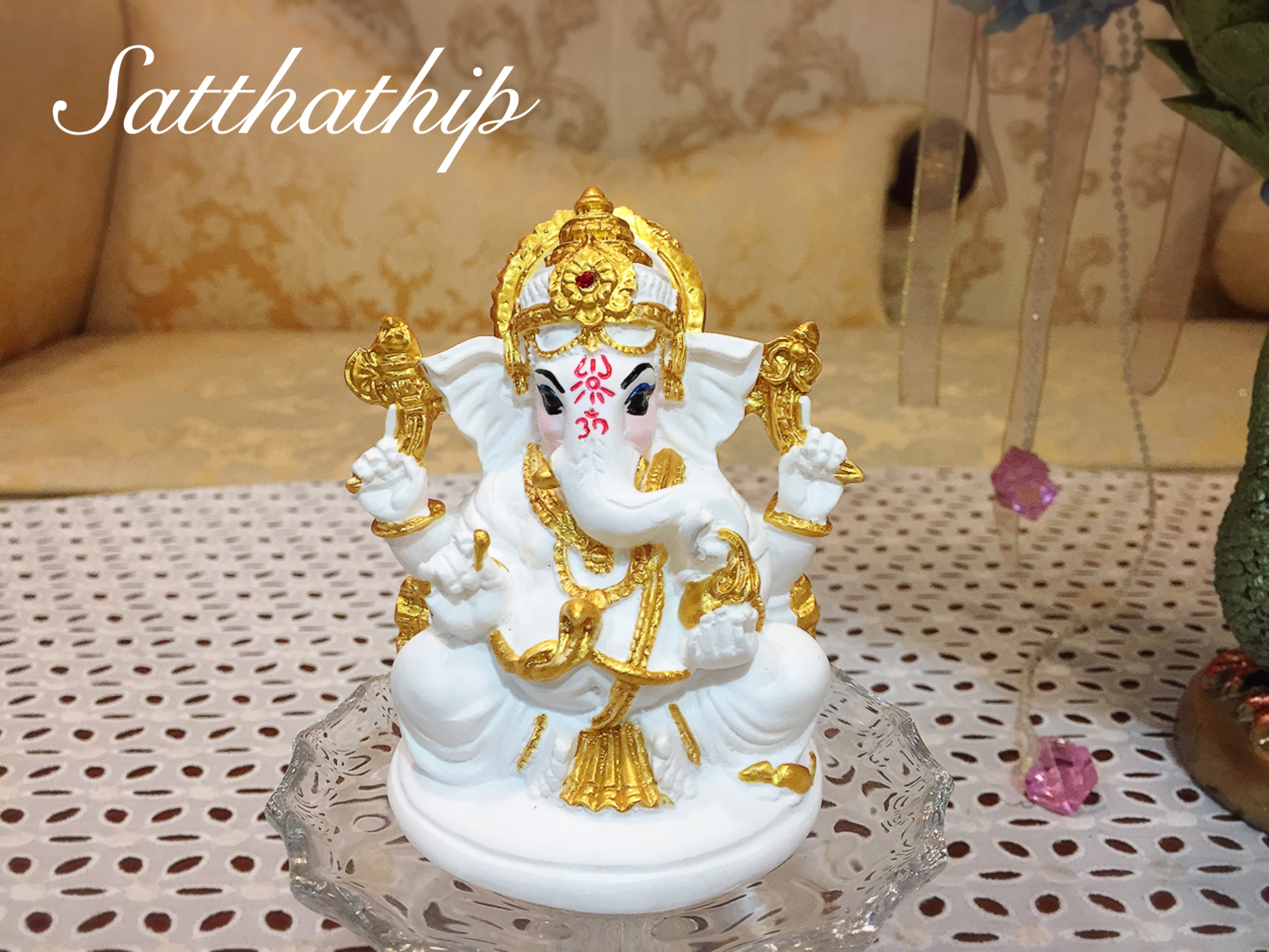 พระพิฆเนศ ปางสัมปทายะคเณศ (เซรามิก) - Ganesha: Lord of Success