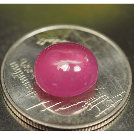 พลอยทับทิม (Ruby) 5.20 กะรัตสีชมพู