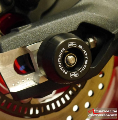 Evotech กันล้มล้อหน้า-หลัง (Front Axle Protector ) สำหรับ Street Triple/r/rs