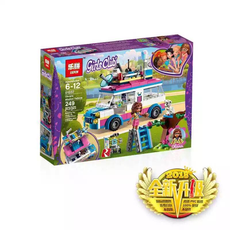 เลโก้จีน LEPIN.01057 ชุด Friends Olivia's Mission Vehicle