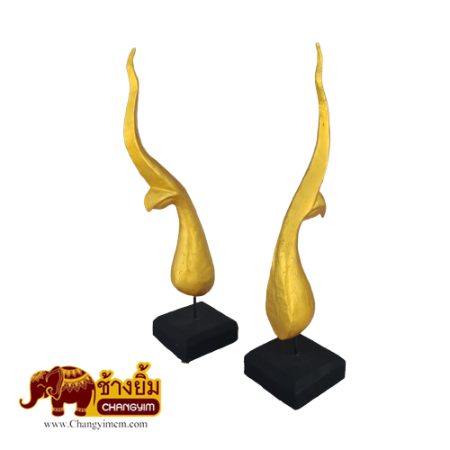 ช่อฟ้าปากนก สีทอง ( 14 นิ้ว )