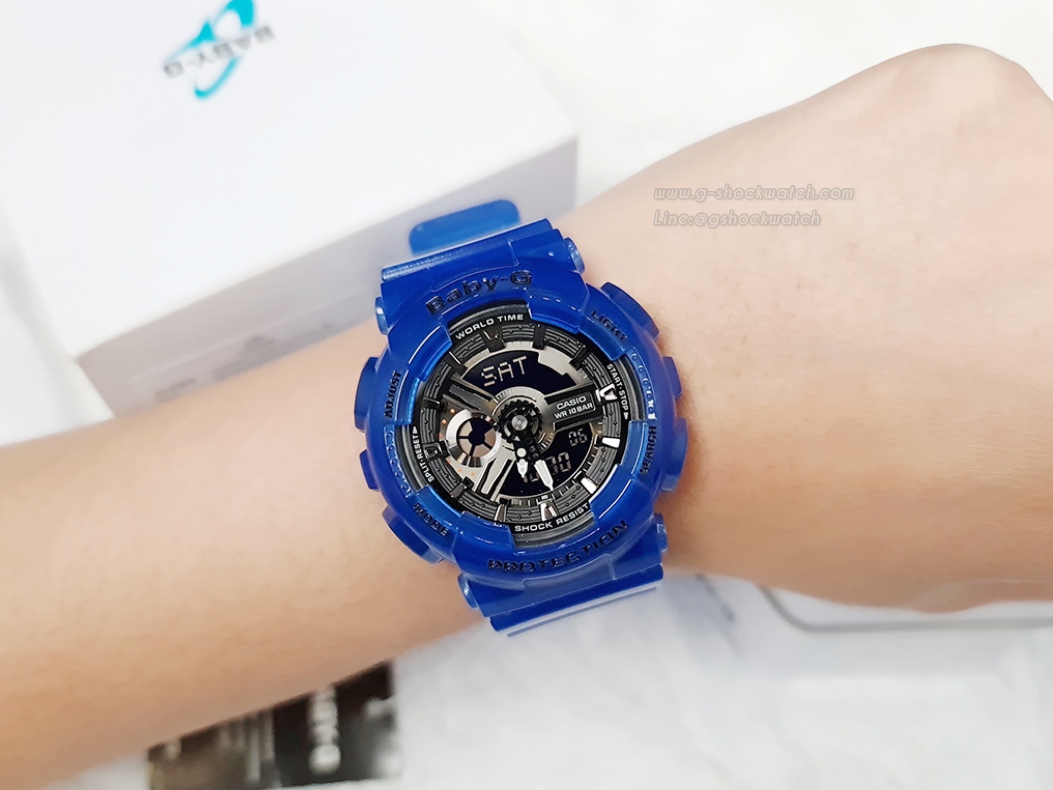 CASIO BABY-G นาฬิกาข้อมือ นาฬิกากันน้ำ นาฬิกาของแท้ ประกันศูนย์ CMG 1 ปี รุ่น BA-110CR-2A