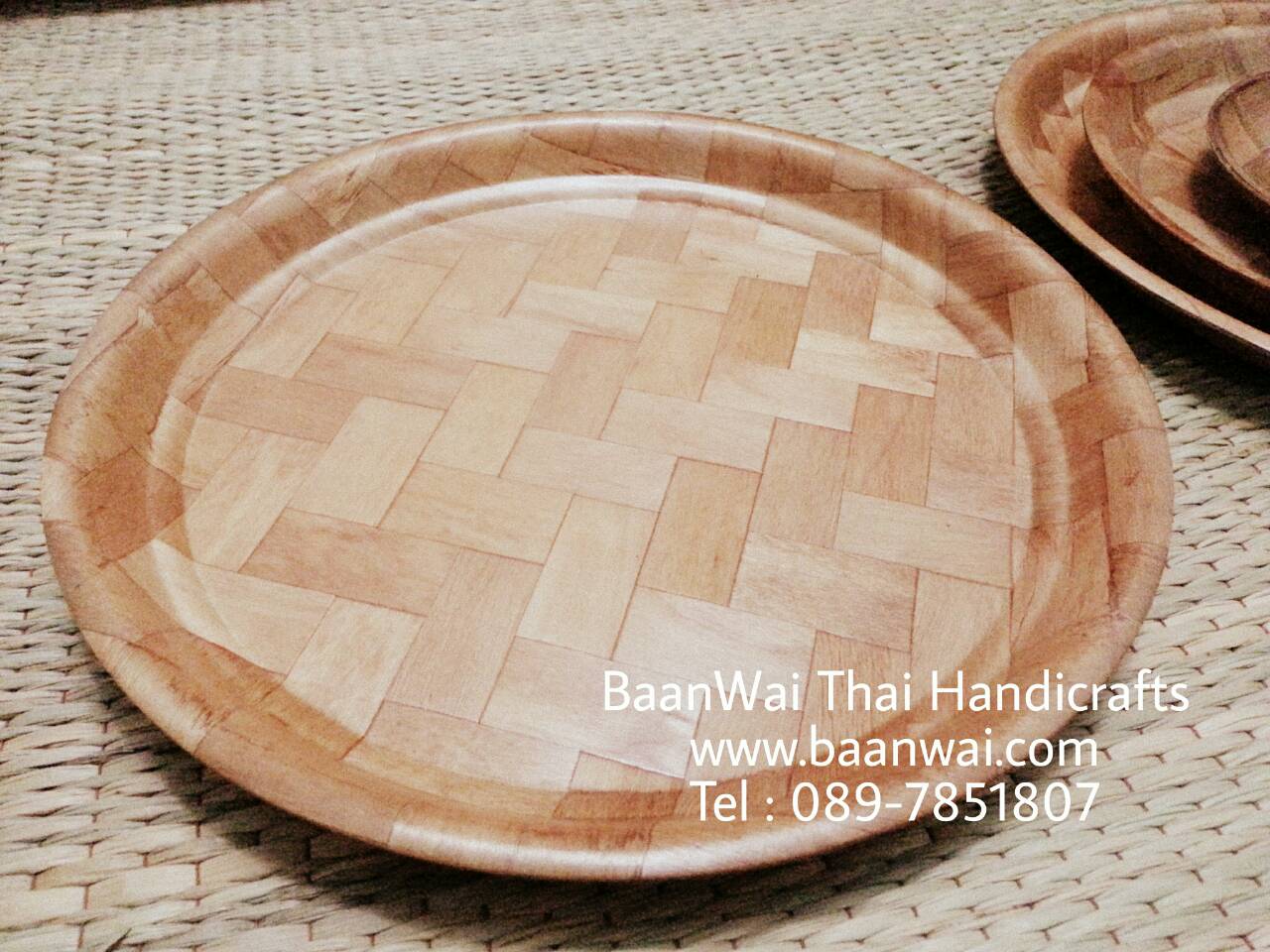 จานไม้ ถาดไม้ ชามไม้