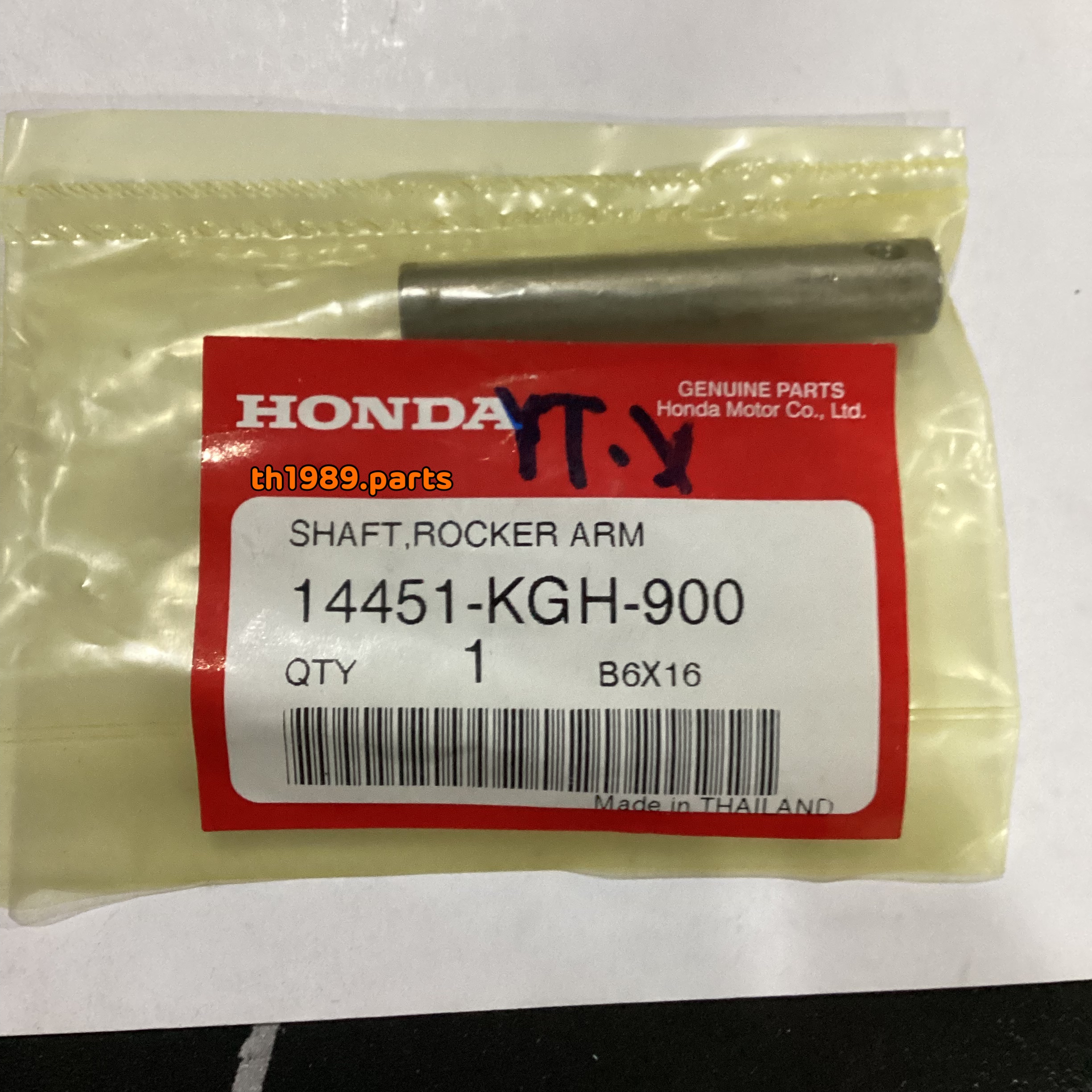 14451-KGH-900 แกนกระเดื่องวาล์ว Sonic (2004) อะไหล่แท้ HONDA