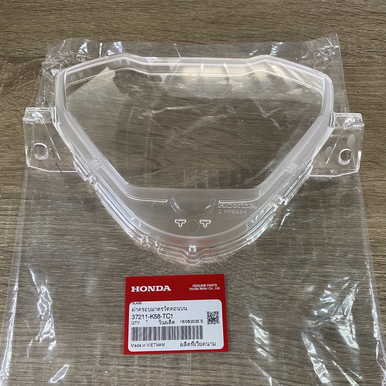 37211-K58-TC1 ฝาครอบมาตรวัดตอนบน WAVE110i 2019-2020 อะไหล่แท้ HONDA