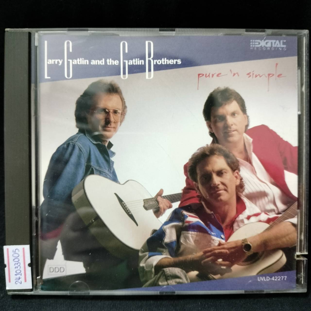 Larry Gatlin & The Gatlin Brothers – Pure N' Simple / USA / เจาะสันกล่อง / แผ่นดี