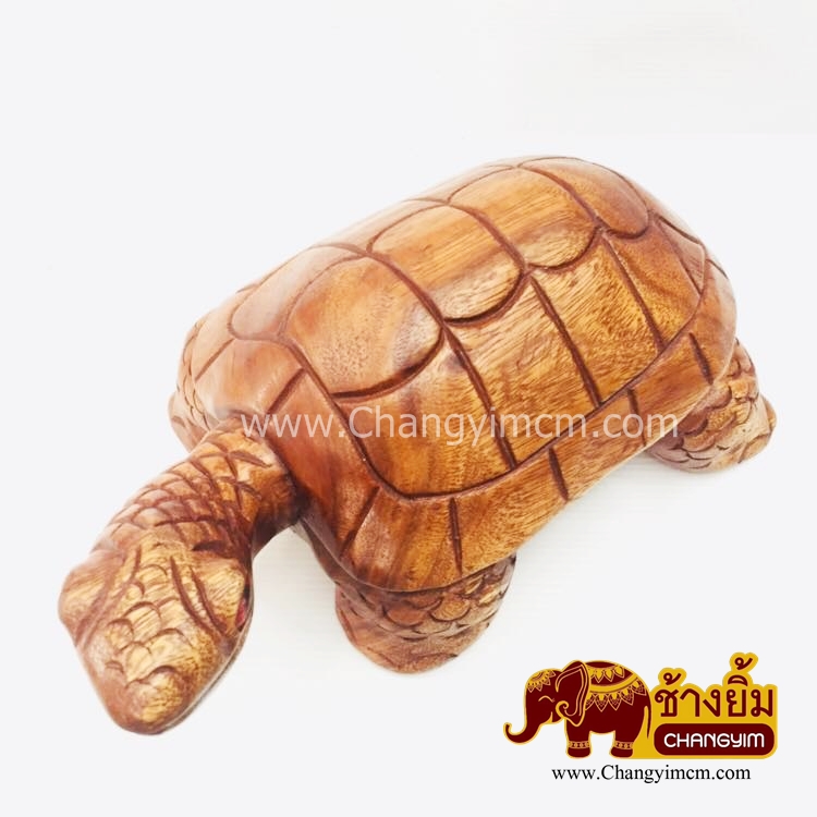 เต่าแกะสลัก ( สีะรรมชาติ )