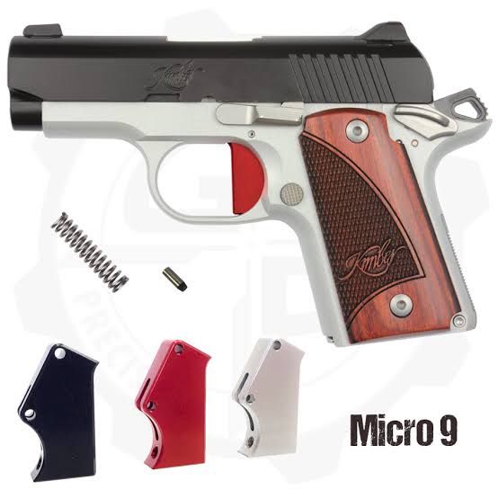 ไกแต่งอลูมิเนียม Kimber Micro9+ชุดสปริงไกลดเบา