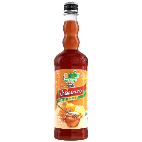 น้ำผึ้งมะนาวสควอช ตรา ติ่งฟง Ding Fong Honey Lemon Squash 760 ml. (05-8560)