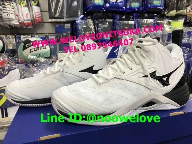 Mizuno Wave Momentum 2 MT สุดยอดรองเท้าอินดอร์ หุ้มข้อ รุ่นใหม่ หรูหรา สีสวย พื้นหนา นุ่มใส่สบายเท้า เบา น่าใช้ V1GA211709