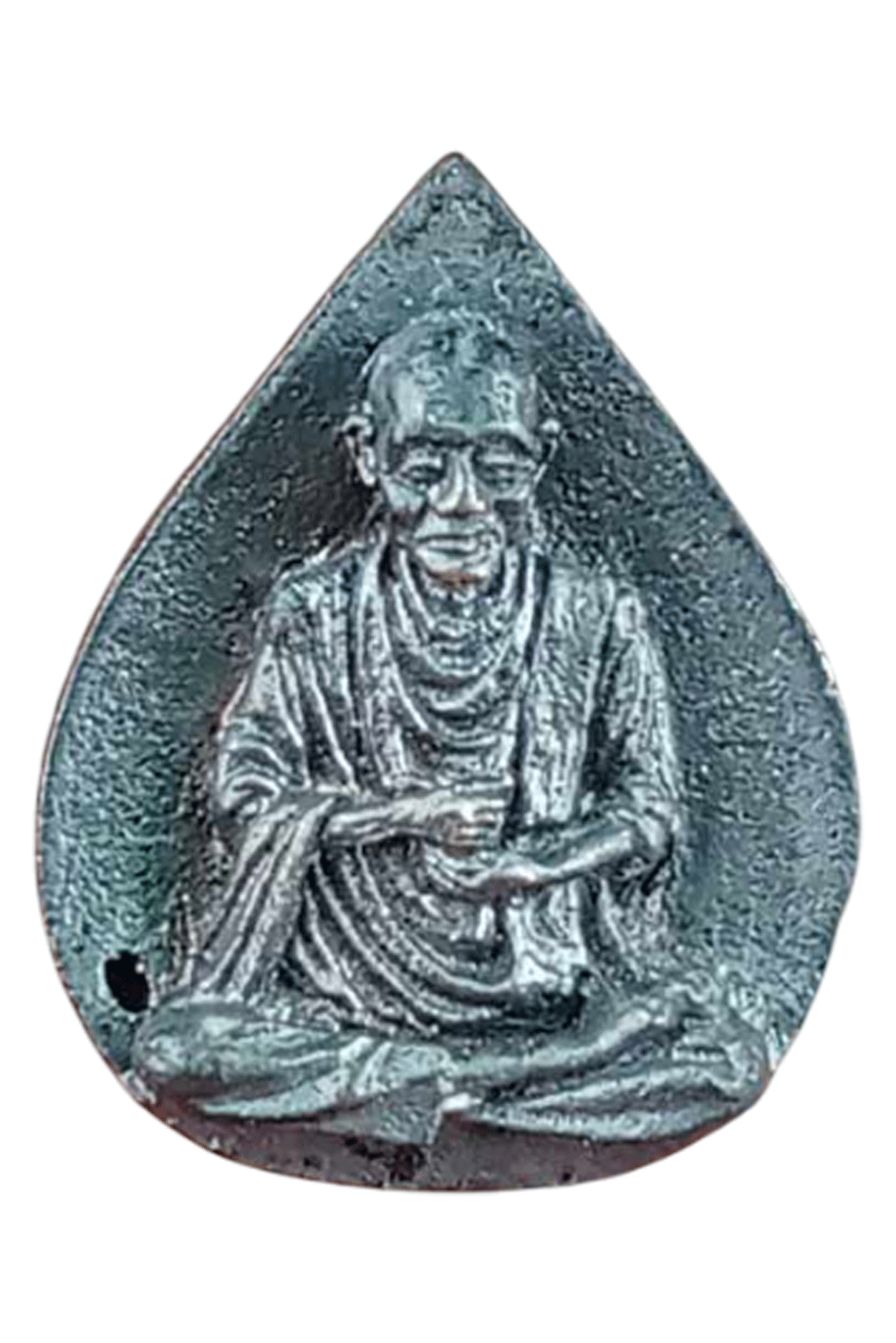 เหรียญหยดน้ำ เนื้อเงิน อนุสรณ์ 118ปี สมเด็จพระพุฒาจารย์ (โต พรหมรังสี) วัดระฆัง พ.ศ.2533 โค๊ตชัด กล่องเดิม สภาพ100