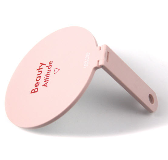 กระจกกลม,กระจก,กระจกสกรีนโลโก้,ของแจก,กระจกกลมมีด้ามจับ,กระจกกลมพับได้