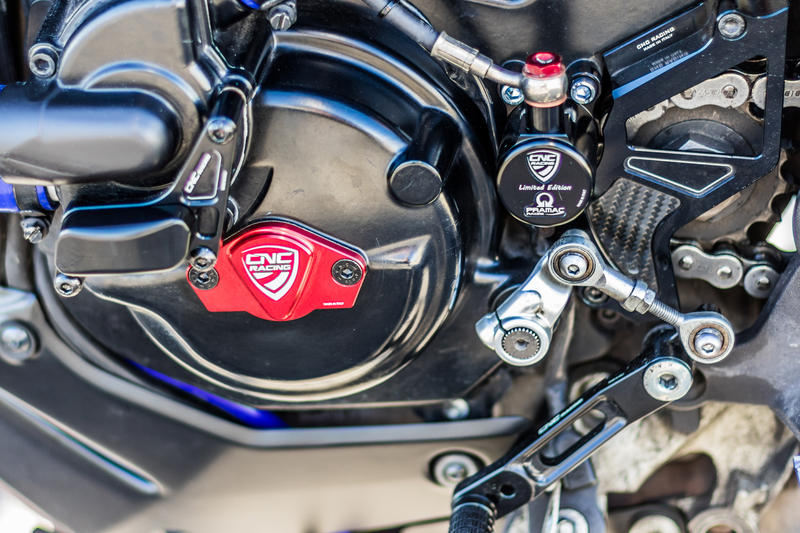 CNCracing Timing Inspection Cover ฝาไทม์มิ่ง ฝาปิดจานไฟ สำหรับ street fighter 848 1098