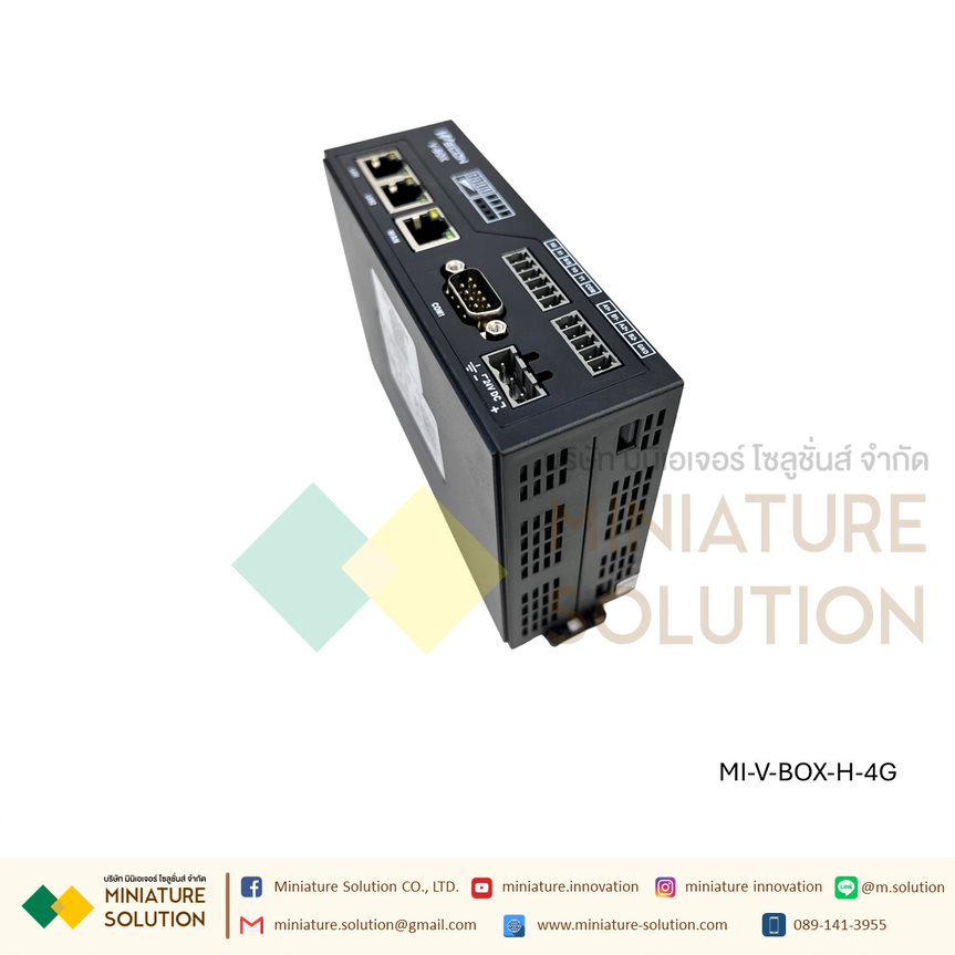 IoT Gateway WECON (V-BOX H-00, V-BOX H-4G H-WF) คลาวด์ฟรี รองรับพีแอลซีทุกแบรนด์ คลาวด์ Scada เชื่อมต่อ API ต่างๆ มีเแอพพลิเคชั่น