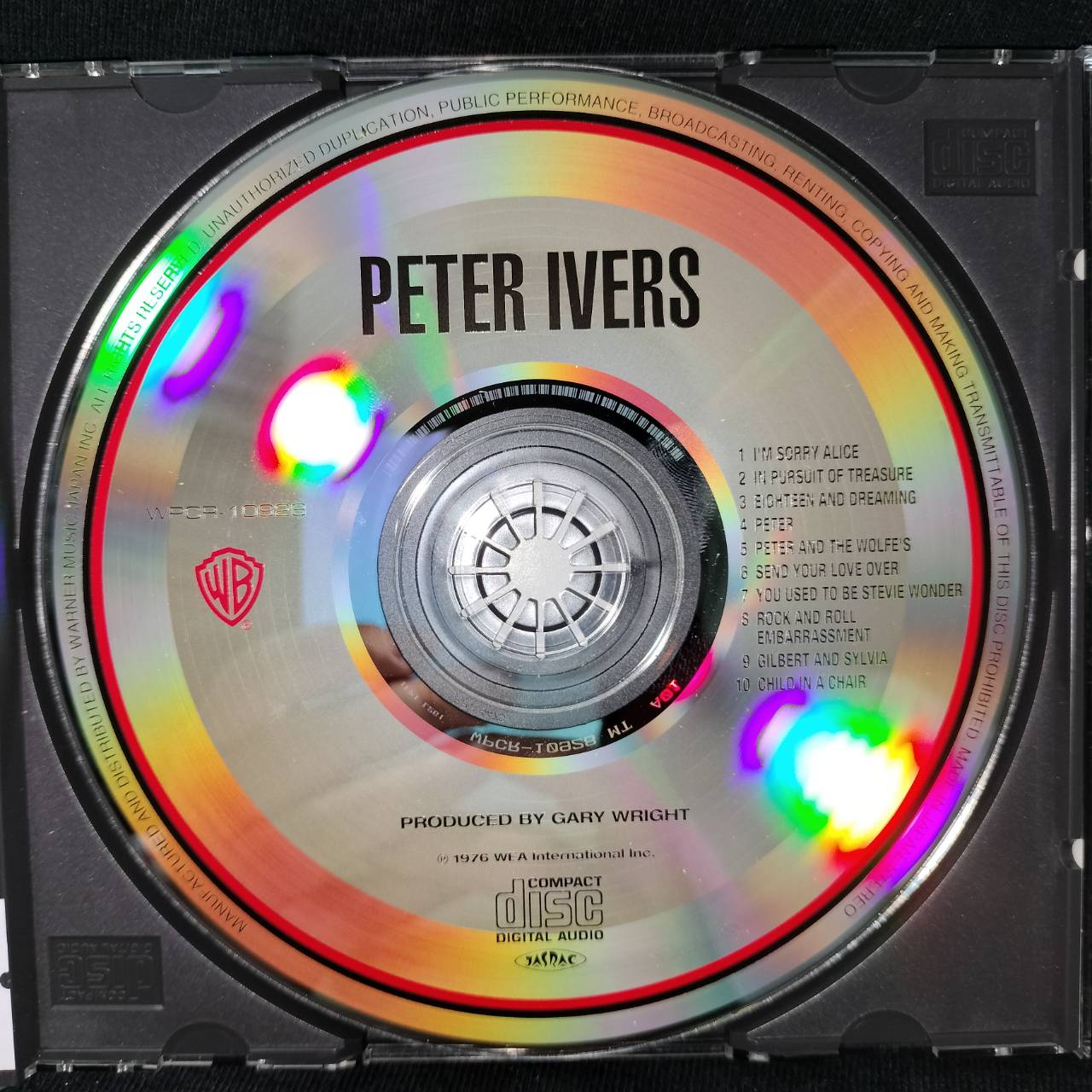 Peter Ivers – Peter Ivers / JAPAN / แผ่นสวย / มี Obi