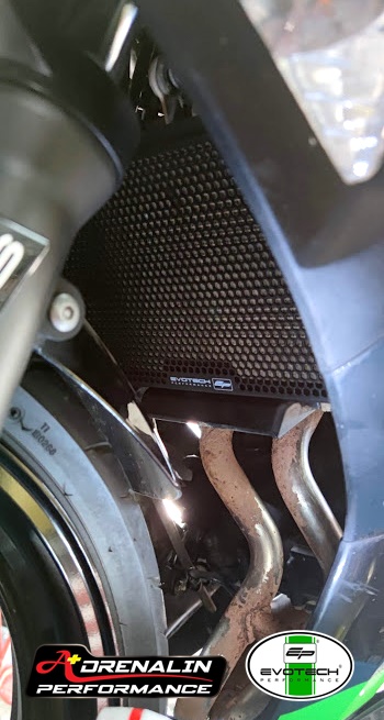 Evotech การ์ดหม้อน้ำ (Radiator guard) สำหรับ Ninja400 2018+