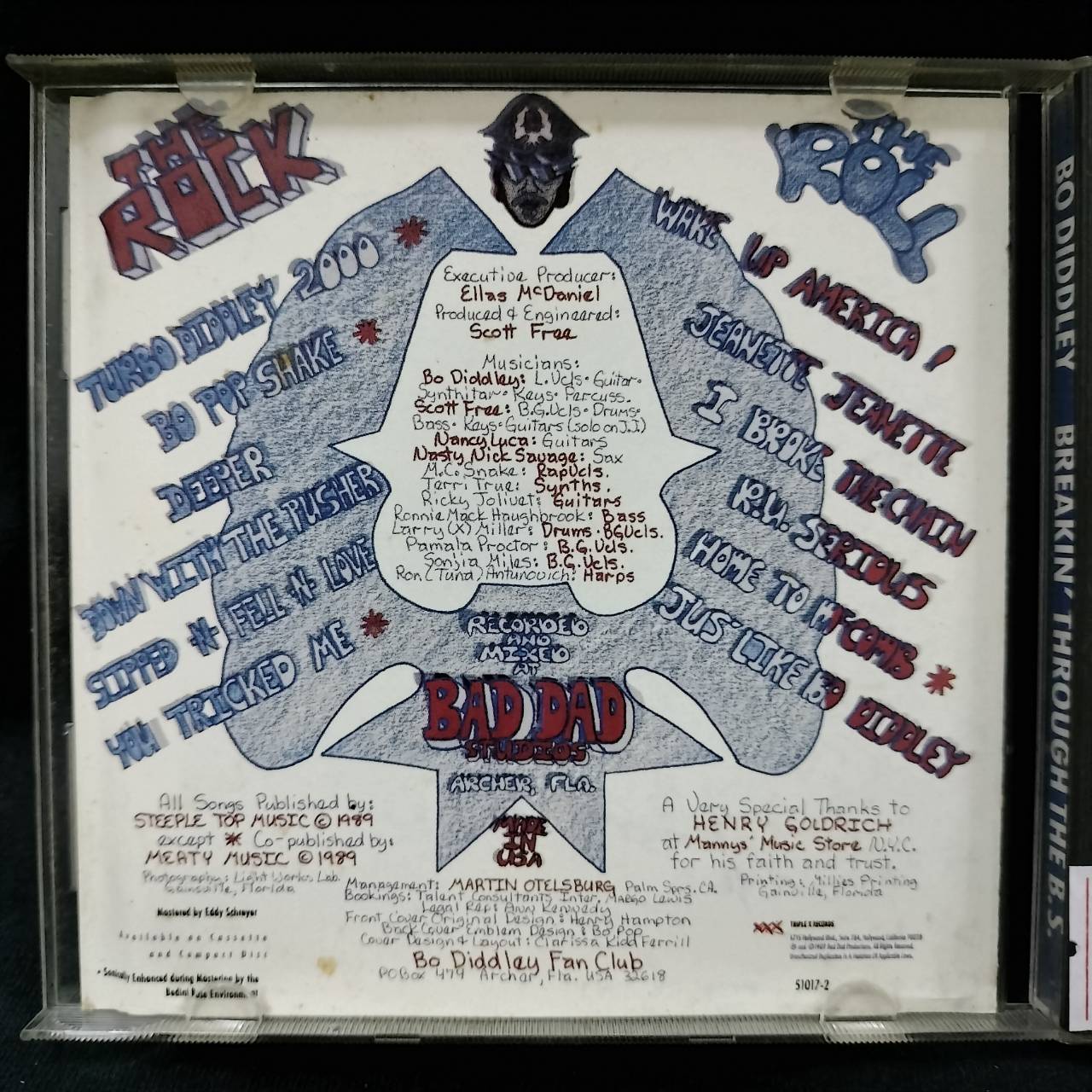 Bo Diddley – Breakin' Through The B.S. / ไม่ระบุ / ปกมีจุดเหลือง / แผ่นสวย