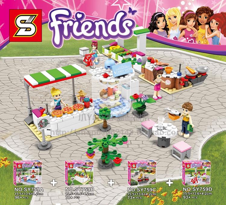 เลโก้จีน SY759 ชุด Friends