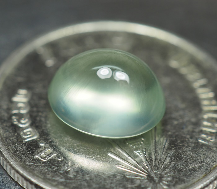 พรีไนท์สีเขียวสวย (Prehnite) 2.60 กะรัต