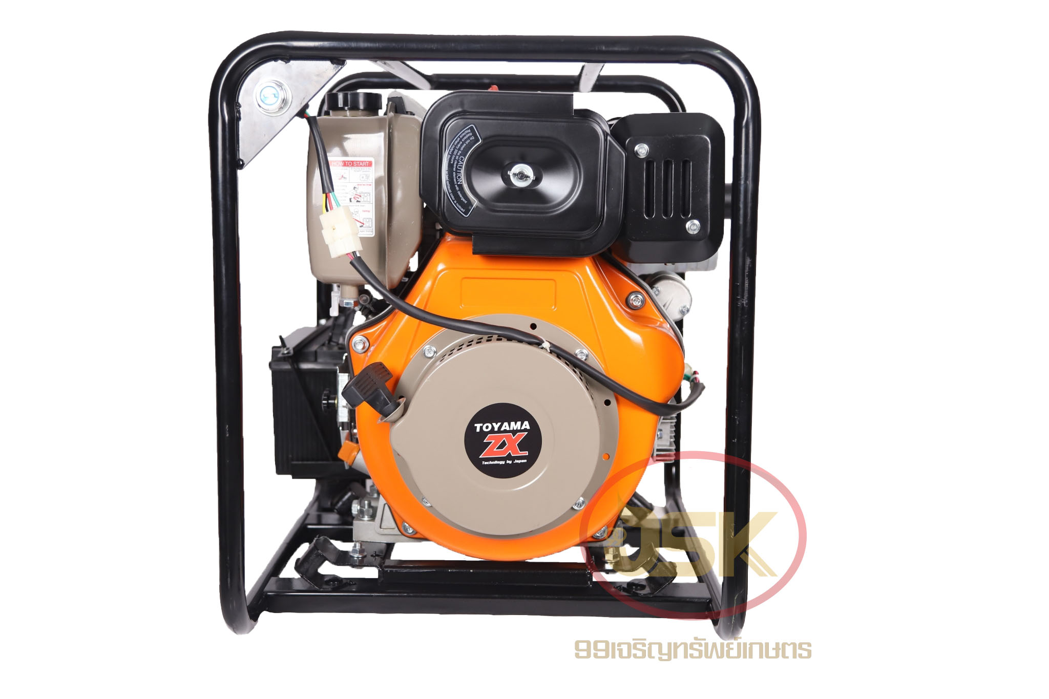 เครื่องสูบน้ำดีเซล TOYAMA 13 แรง ปั้ม 4นิ้ว เน้นปริมาณน้ำ