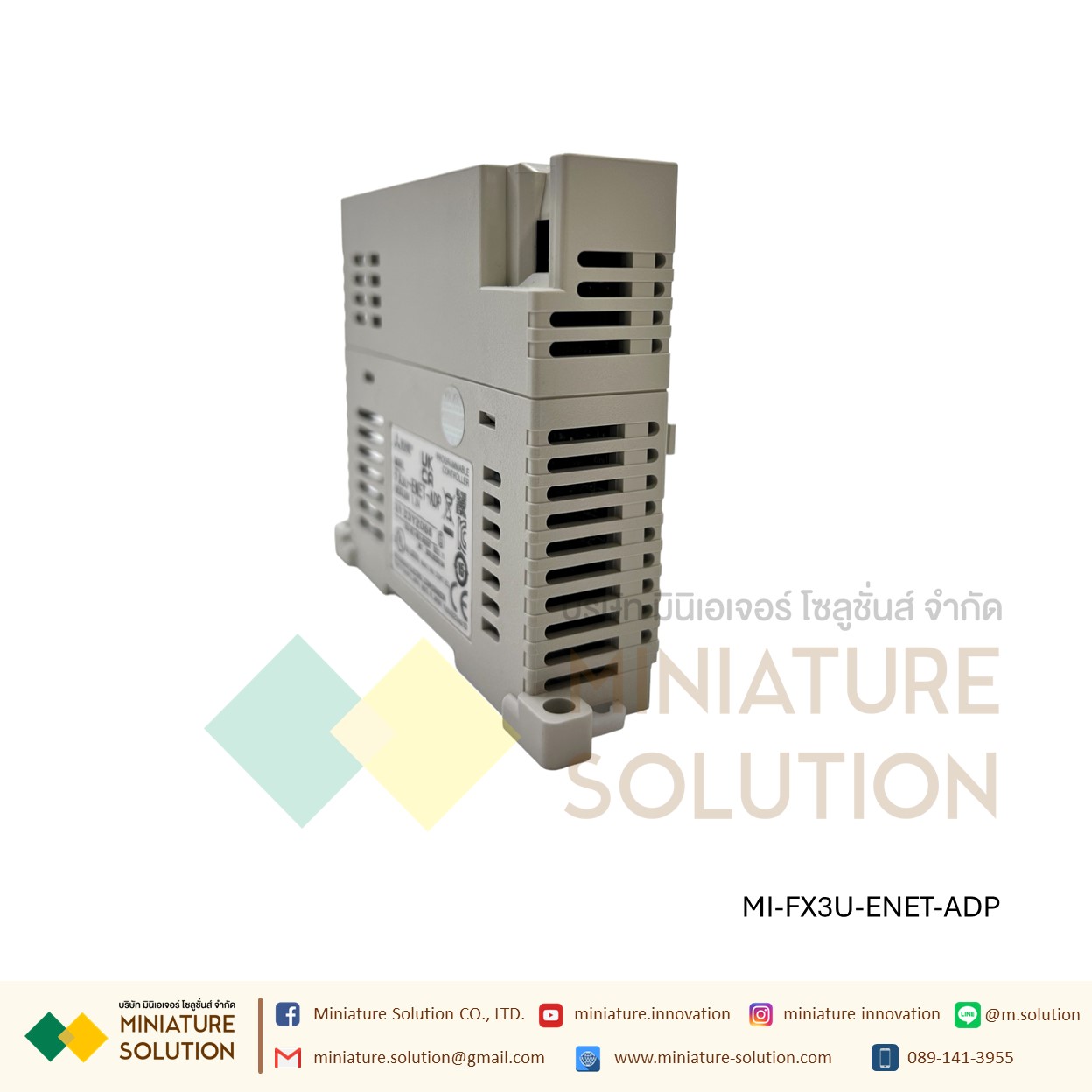 FX3U-ENET-ADP Ethernet Communication การ์ดขยาย Mitsubishi PLC Expansion