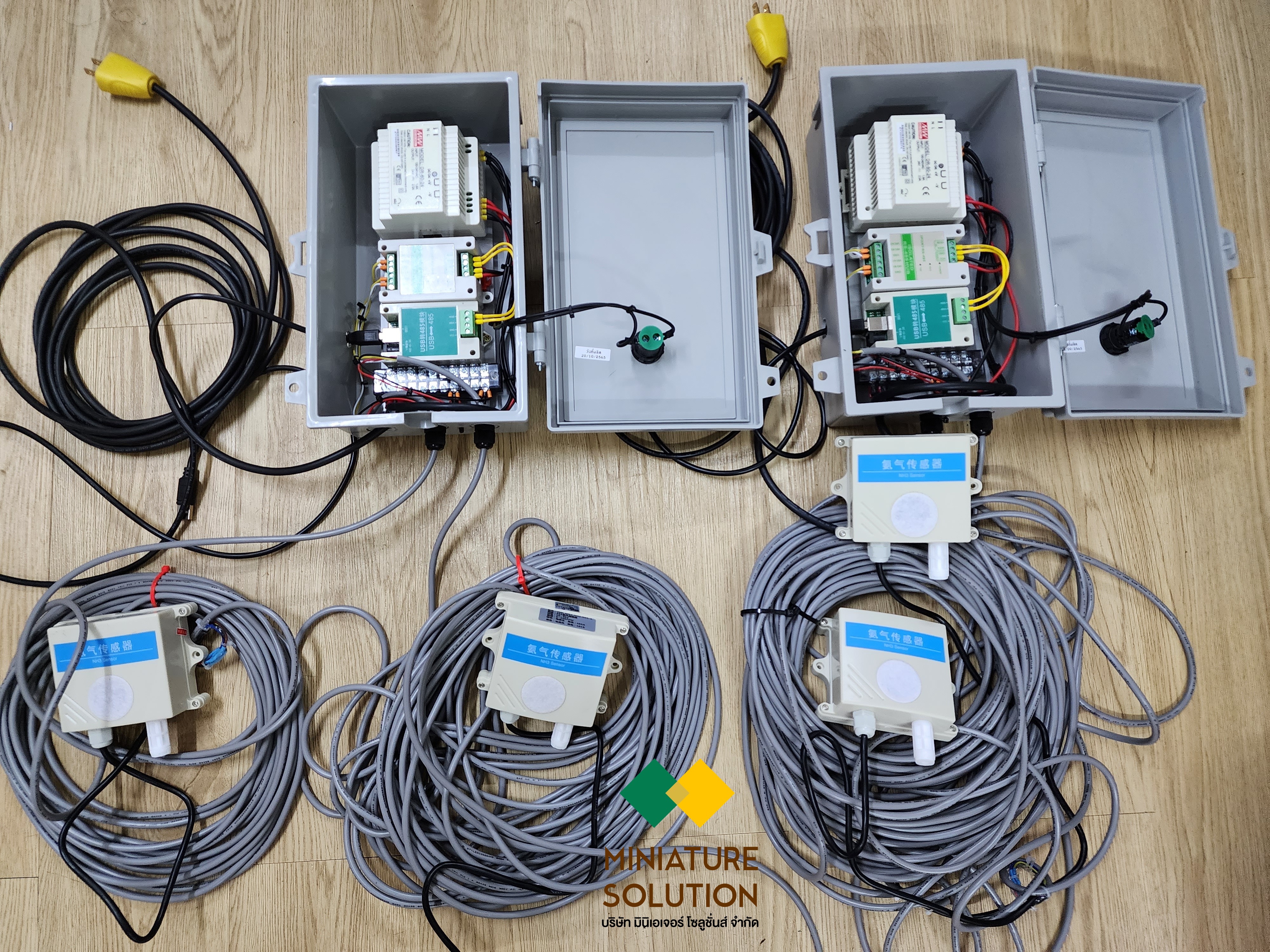 ระบบวัดค่า แอมโมเนียในเล้าไก่ เพื่อแจ้งเตือนขึ้น IOT แจ้งข้อมูลผ่าน Line NH3 Ammonia