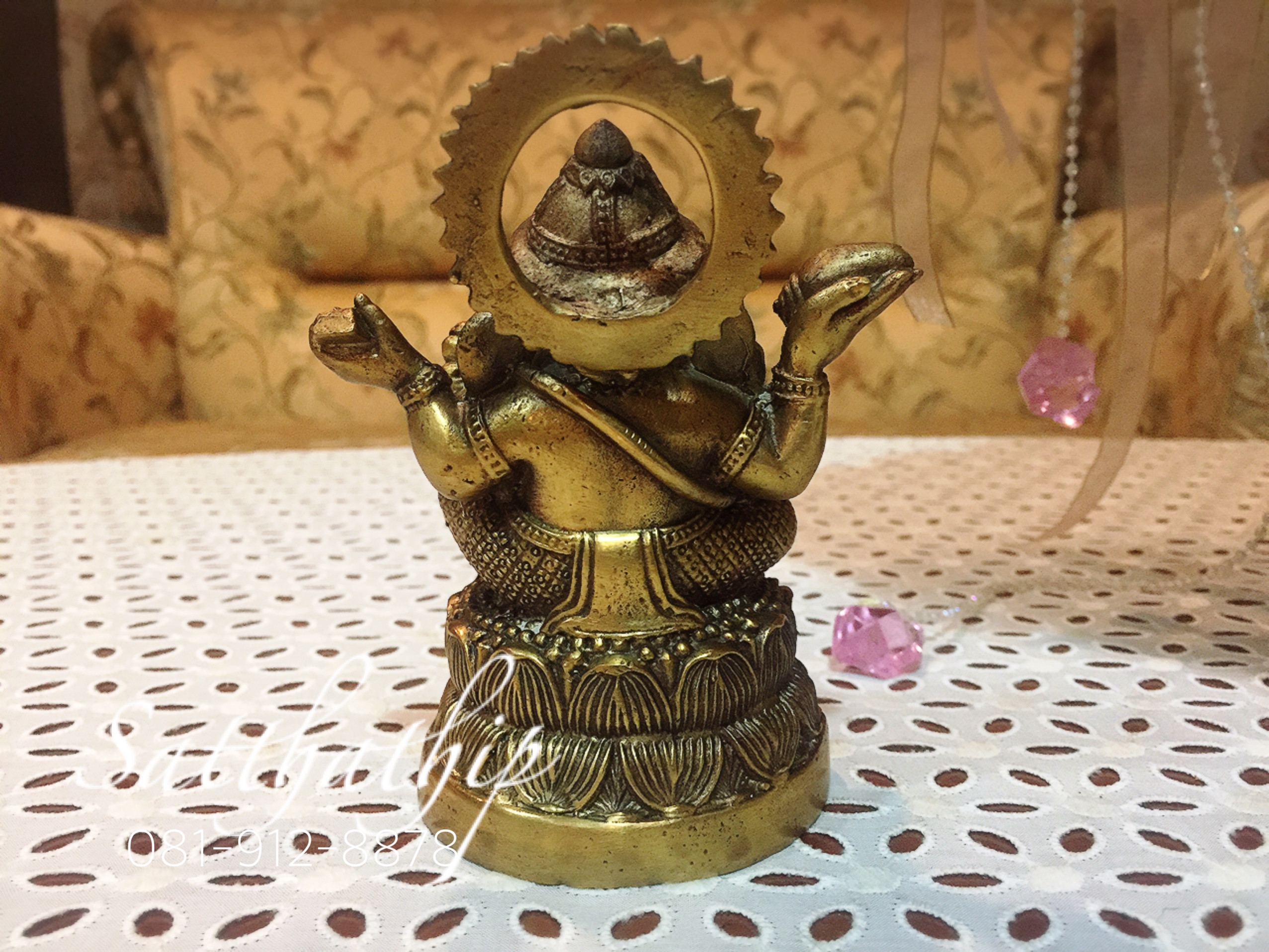 พระพิฆเนศปาง พระรีนาโมจัน คณปติ (ทองเหลือง) - Ganesha: Lord of Success