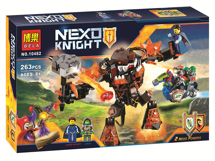 เลโก้จีน BELA10482 ชุด NEXO Knights Infernox Captures The Queen