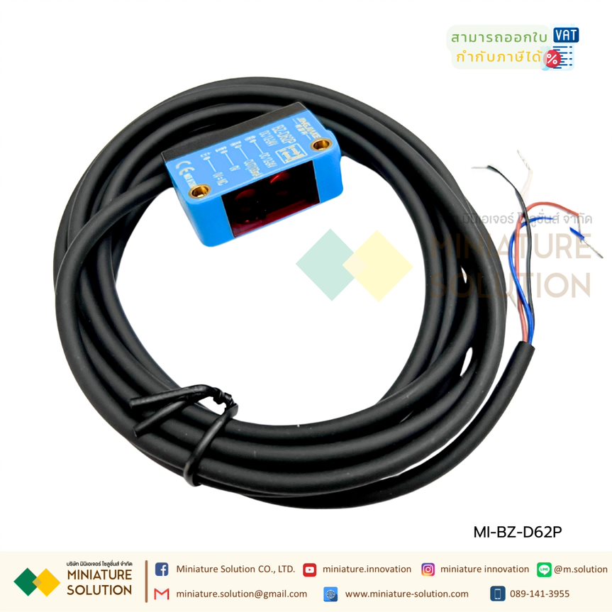 JINGJIAKE BZ-D62 NPN/ BZ-D62 PNP Reflective Photoelectric Sensor Detecting Range 40~600mm, 12~24VDC BZ E3Z-D61 R61 T61 เซนเซอร์ตรวจจับวัตถุ