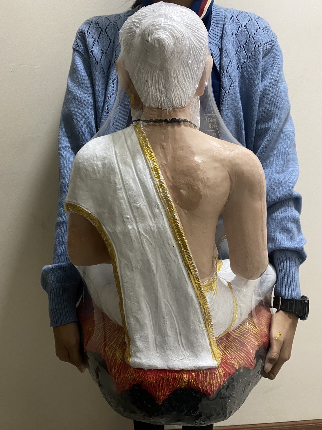 ปู่ชีวก ฤาษีชีวกโกมารภัจจ์ กว้าง15นิ้ว สูง 23 นิ้ว