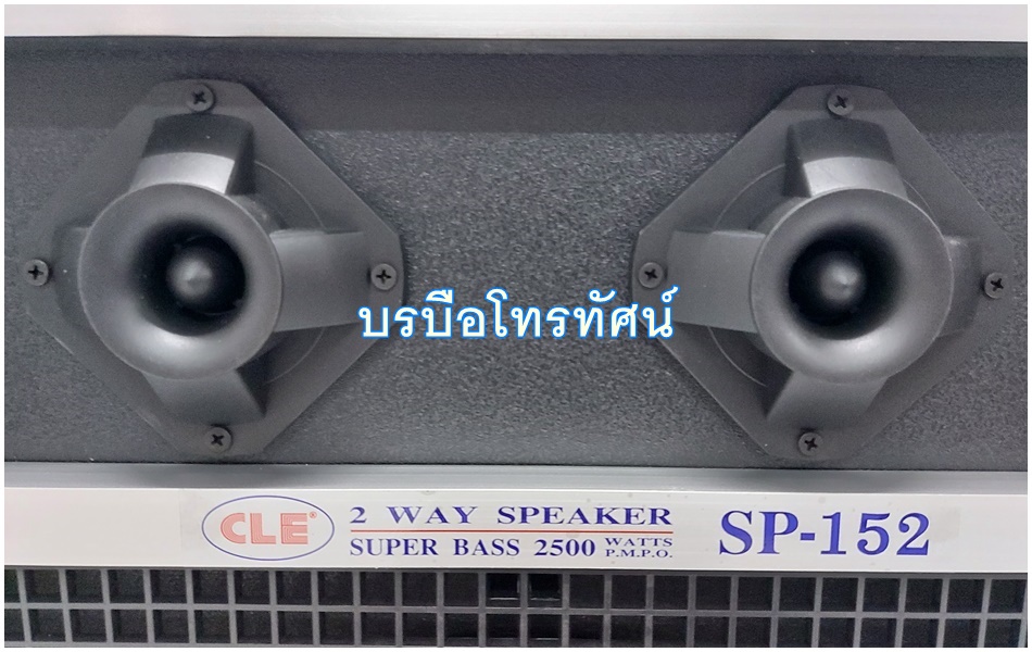 ตู้ลำโพง ลำโพงต่อเข้ากับเครื่องขยายเสียง