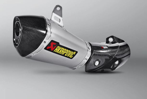 ท่อ Akrapovic shorty สำหรับ zx10 ปี 2011-2015 รุ่นปากตัดตรง มาพร้อมการ์ดคาร์บอน (For Exhibition only)