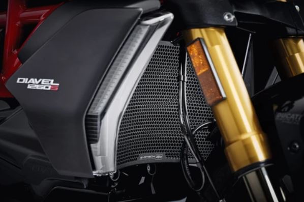 Evotech การ์ดหม้อน้ำ,การ์ดออย (Radiator and Oil Cooler Guard) สำหรับ Diavel 1260