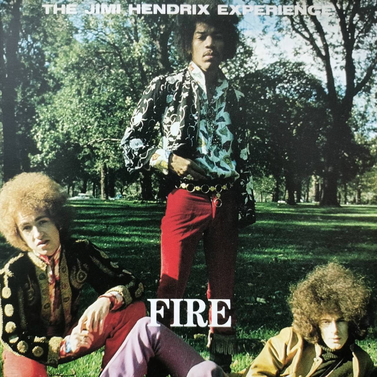 The Jimi Hendrix Experience – Fire / GERMANY / ปกในมีจุดเหลือง / แผ่นดี