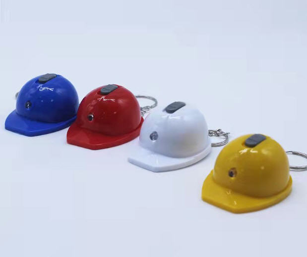 พวงกุญแจ,พวงกุญแจไฟฉาย,พวงกุญแจไฟฉายรูปหมวก,พวงกุญแจเปิดขวด,พวงกุญแจรูปหมวกมีไฟ LED