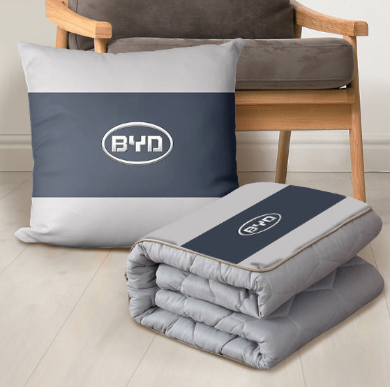 หมอนผ้าห่ม,หมอนพับได้,หมอนผ้าห่มสกรีนโลโก้,ขนาดหมอน40*40cm