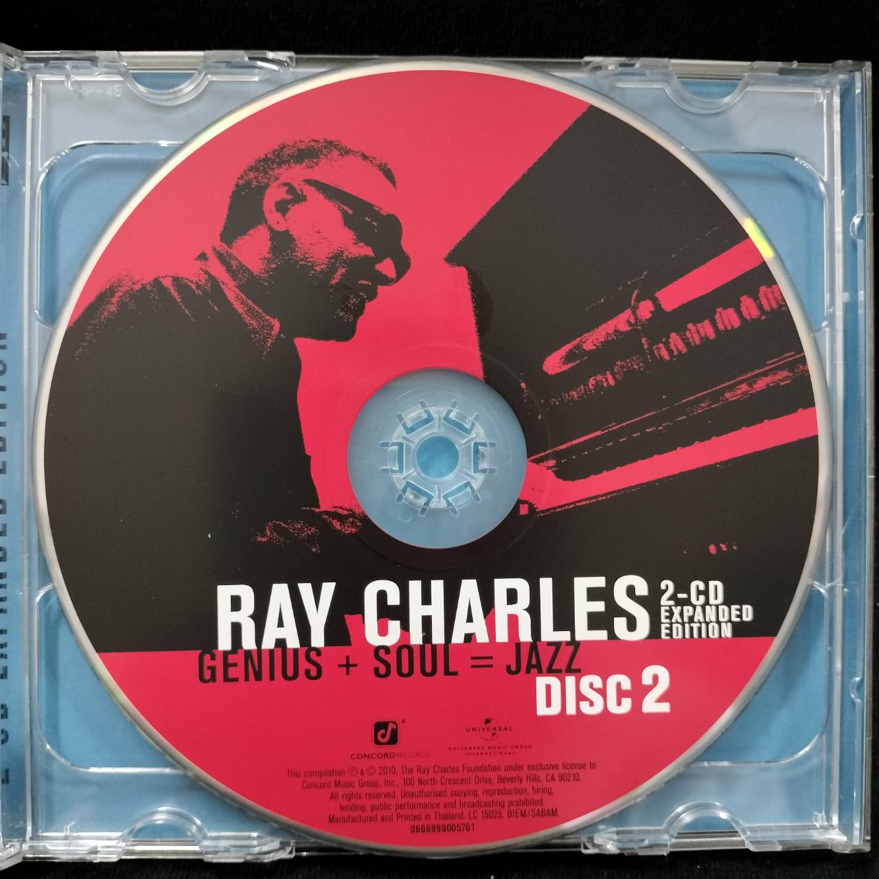 Ray Charles – Genius + Soul = Jazz / USA / 2CD / แผ่นดี+แผ่นสวย