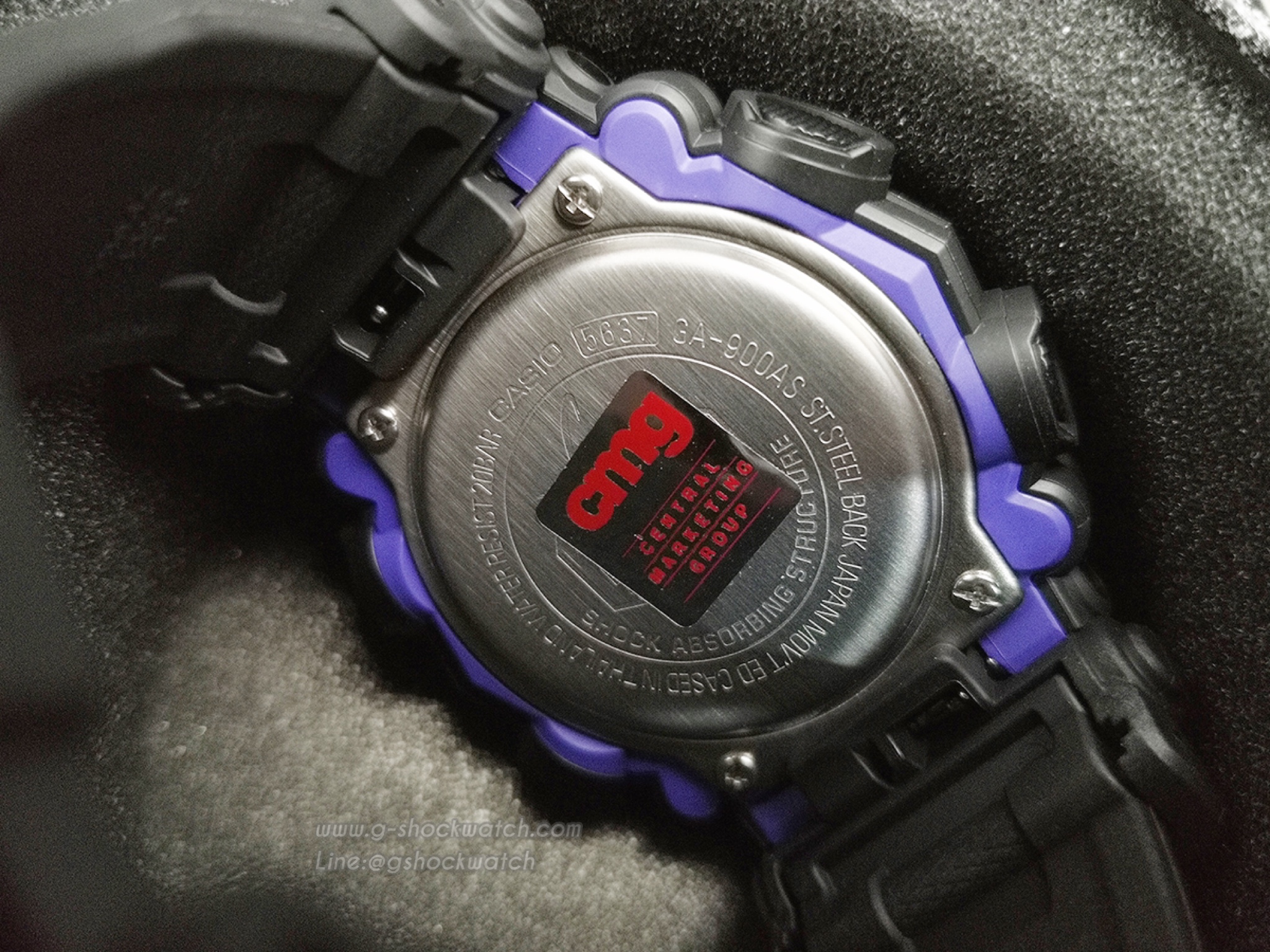 CASIO G-SHOCK นาฬิกาข้อมือ นาฬิกากันน้ำ นาฬิกาของแท้ ประกันศูนย์ CMG 1 ปี รุ่น GA-900AS-1A