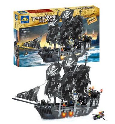 เลโก้จีน Kazi87010 เรือโจรสลัด Black Pearl