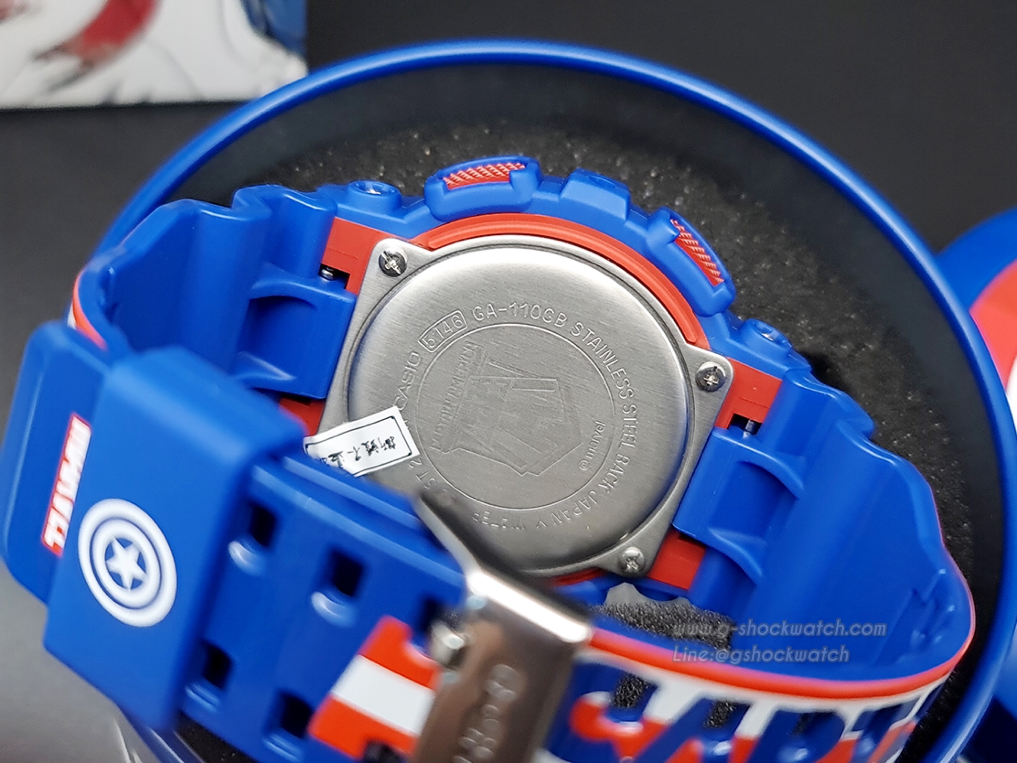 CASIO G-SHOCK นาฬิกาข้อมือ นาฬิกากันน้ำ นาฬิกาของแท้ ประกันศูนย์ CMG 1 ปี รุ่น GA-110CAPTAIN-2PR