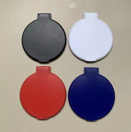 กระจกพกพา,กระจก,กระจกสกรีนโลโก้,ราคาถูก,ขั้นต่ำ5,000ชิ้น,ขนาด7.0x6.3x0.5cm