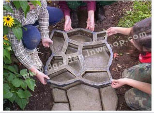 แม่พิมพ์ทางเดิน ลายอิฐ D3